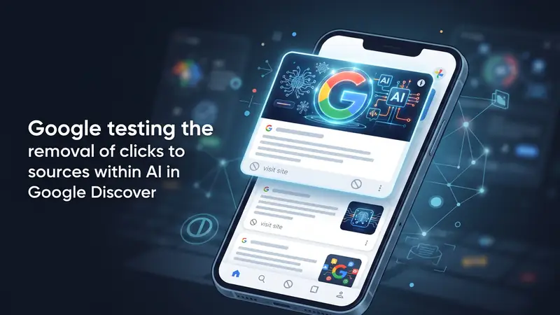 Картка Google Discover із кнопкою джерел штучного інтелекту