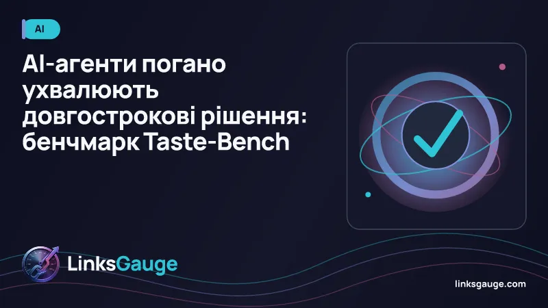 Схема вибору рішення AI-агентом у точці розгалуження Taste-Bench