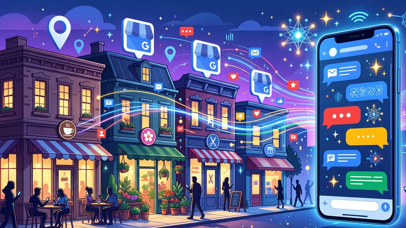 Інтерфейс ШІ-повідомлень у сервісі Google Business Profile